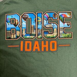 Harley Davidson Mens Medium Green High Desert Boise‎ Idaho SS Shirt